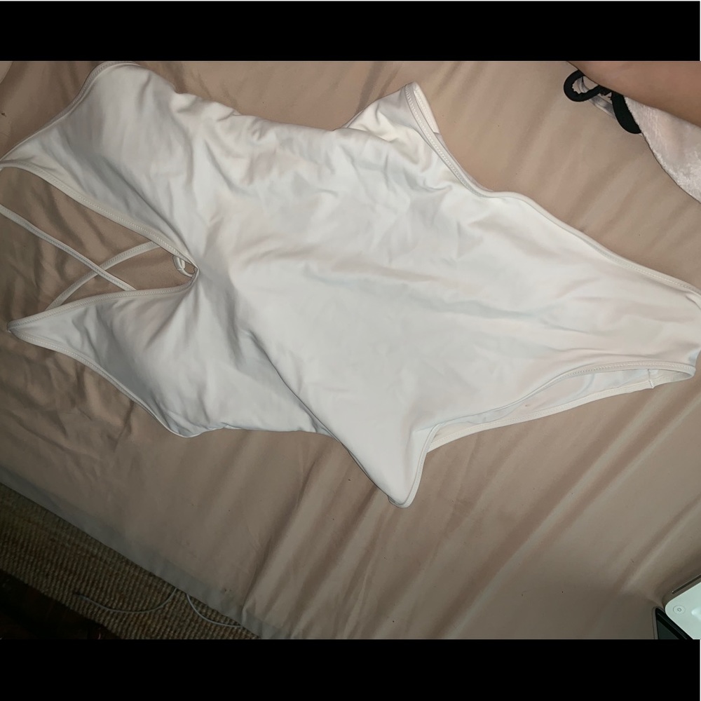 *WORN ONCE* Aerie White Onepiece!